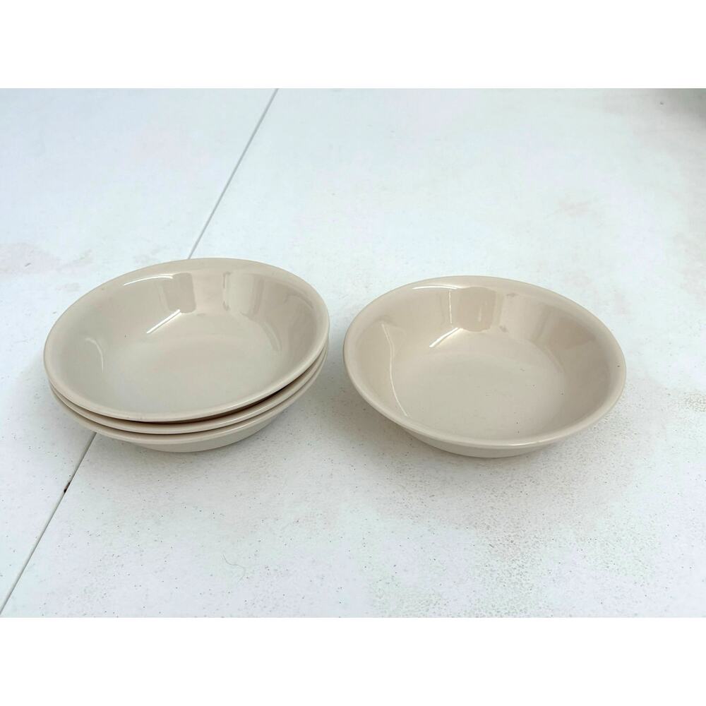 Corelle by Corning dessert fruit bowls 5.25" set of 4 cream almond